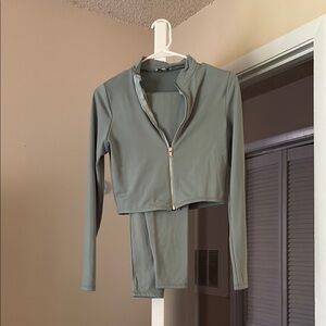 Iris Green Structured Jacket
